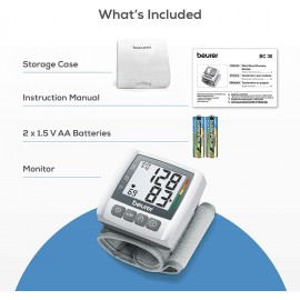 Beurer Automatic & Digital Wrist Blood Pressure Monitor, BC30